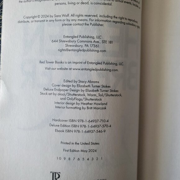 **RARE SIGNED** Heavenbreaker by Sara Wolf, Deluxe Limited First Edition, HC - Picture 4 of 10